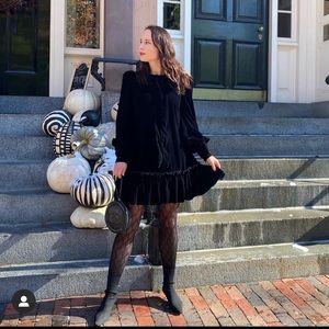 H&M X The Vampire’s wife velvet mini dress